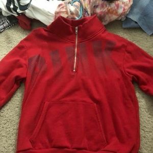 VS PINK quarter zip